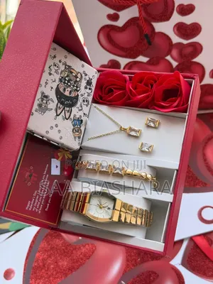 Calvin Klein Ladies Combo for Valentine Gift Gold and White 2030