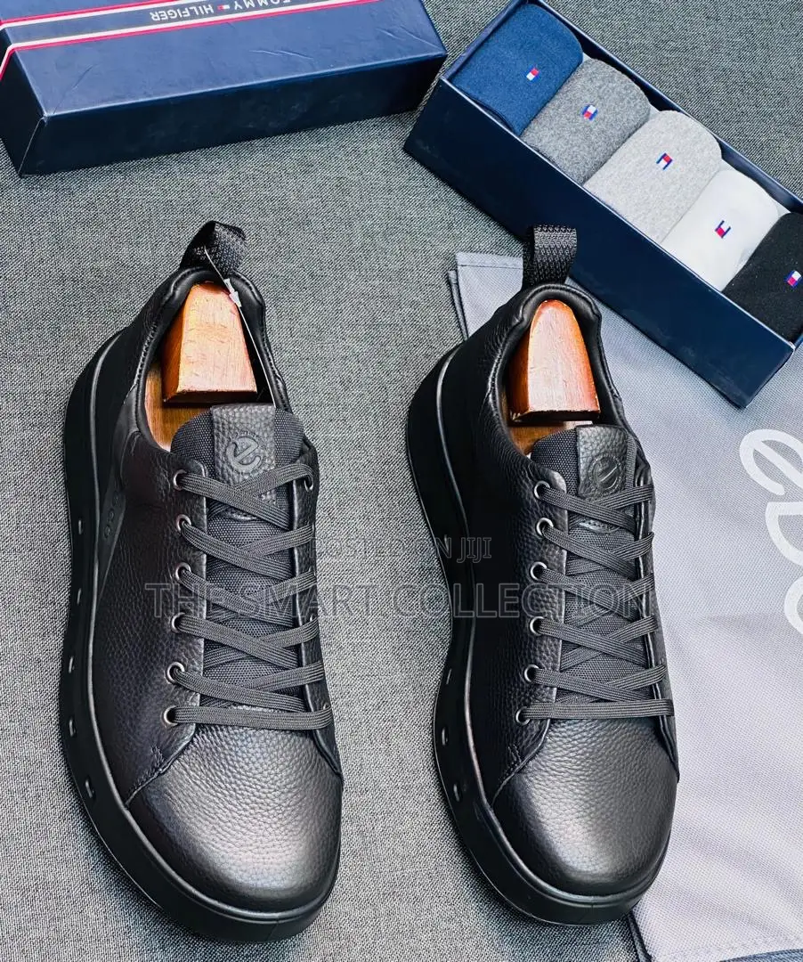 Ecco Full Black Shoes