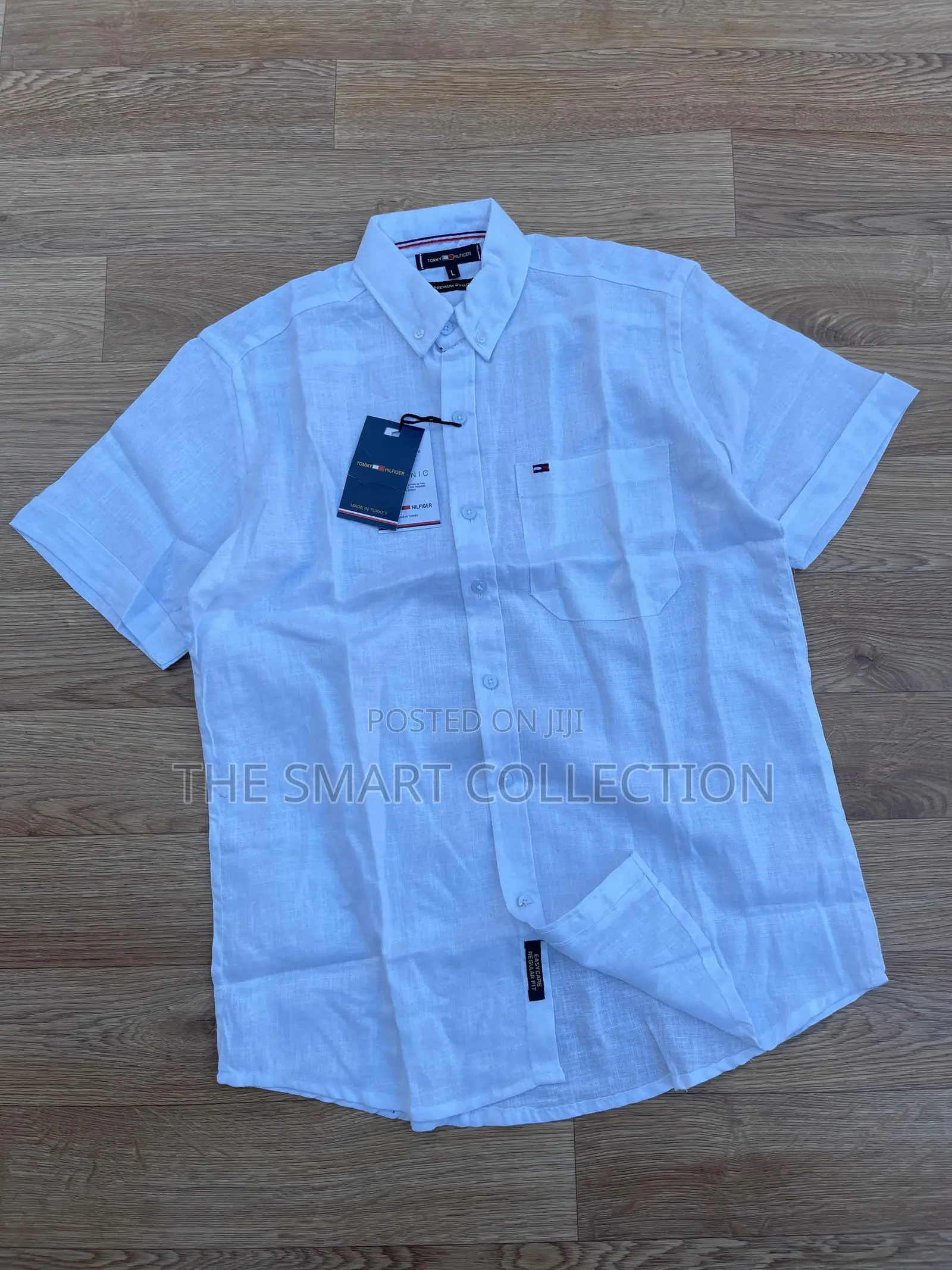Linen Short Sleeve (Black and White)