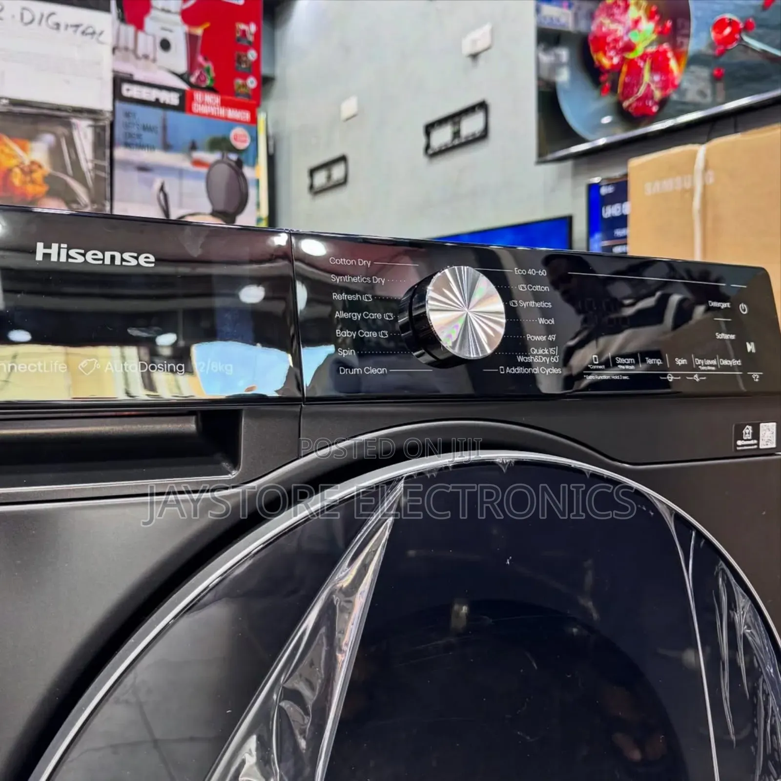 Hisense 12kg Front Load Wash Dry Washing Machine (Wd5s1245bb)