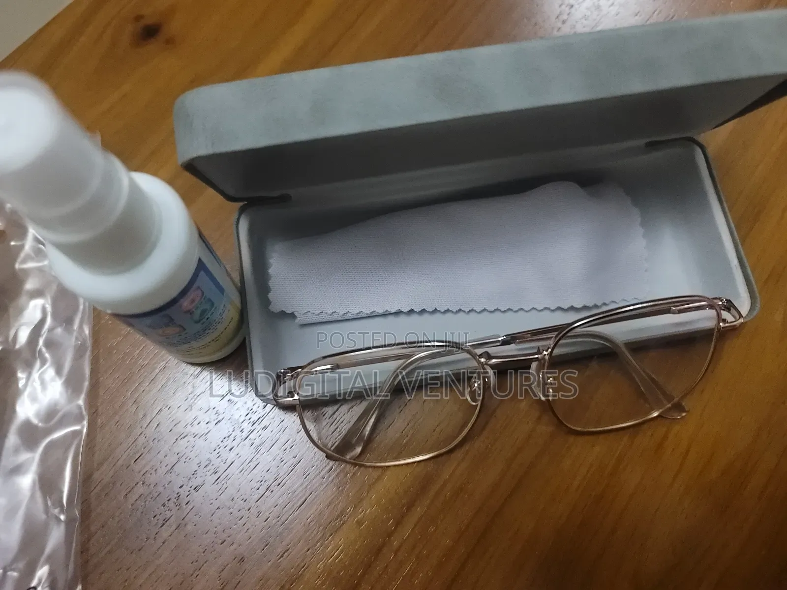 Rose Gold Color Titanium Frames +Anti Blue ,U.V Protection Glasses