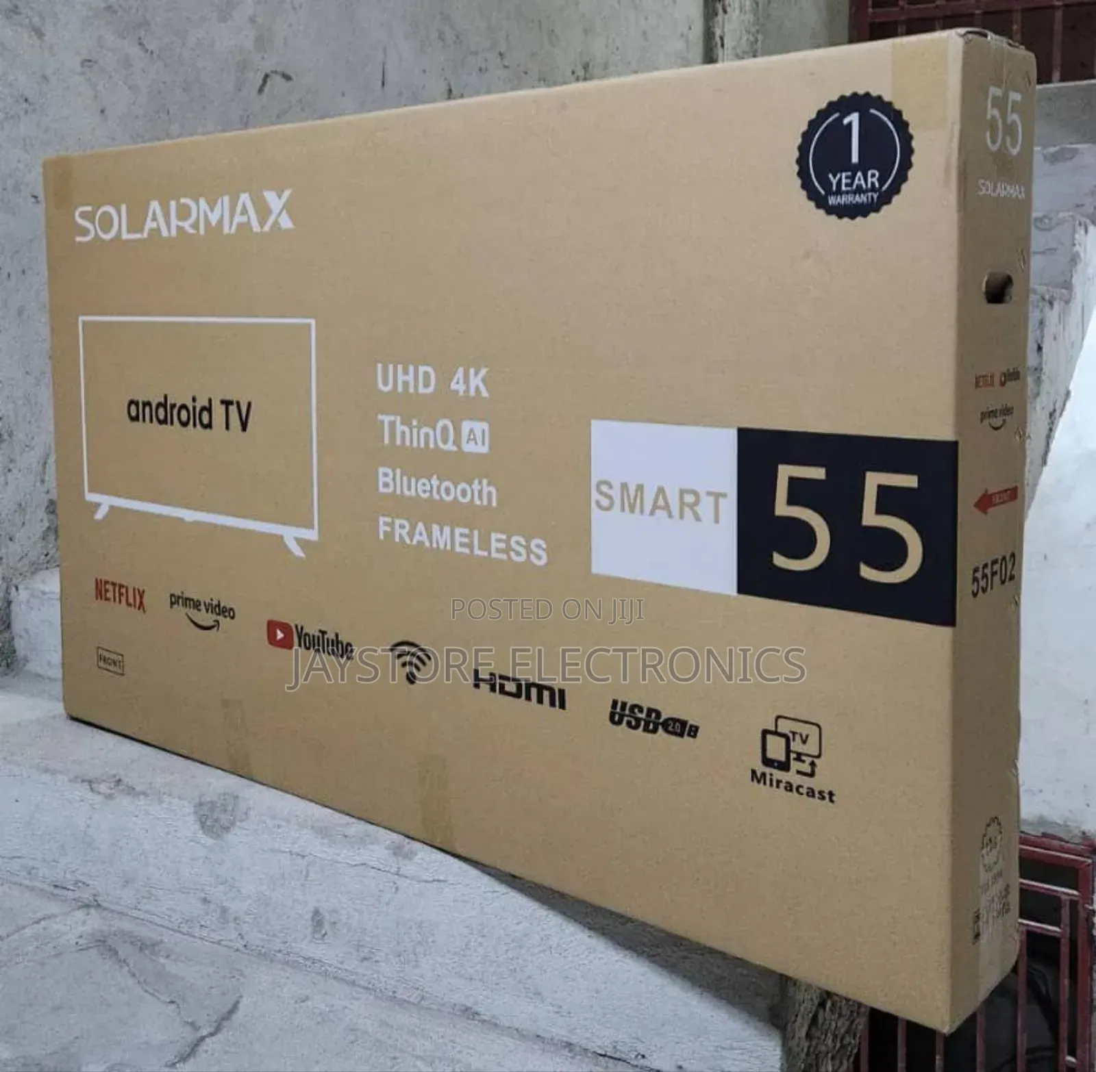 Solarmax Smart Tv 32" Inches TSHS 230,000/-