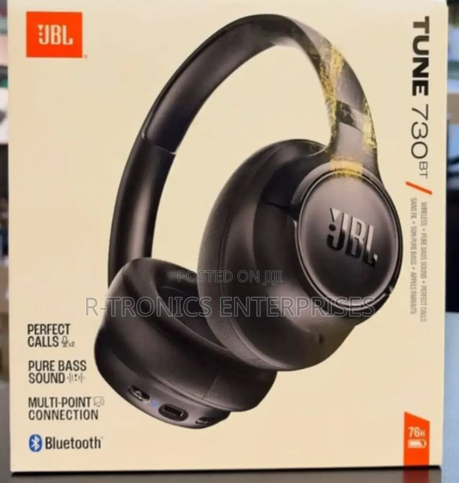 JBL Tune 730bt Wireless Over-Ear Headphones