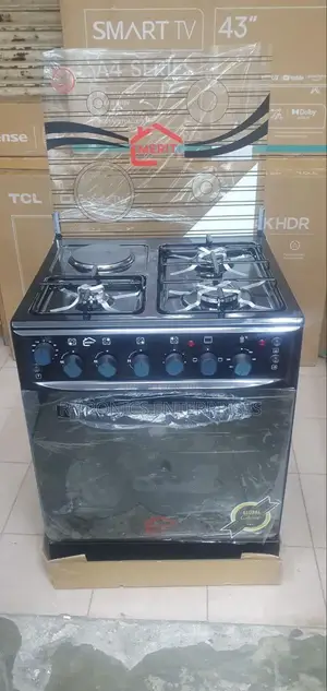 Merit Free Standing Cooker Size 60x60 (3gas+ 1electric + Ovenelectric)