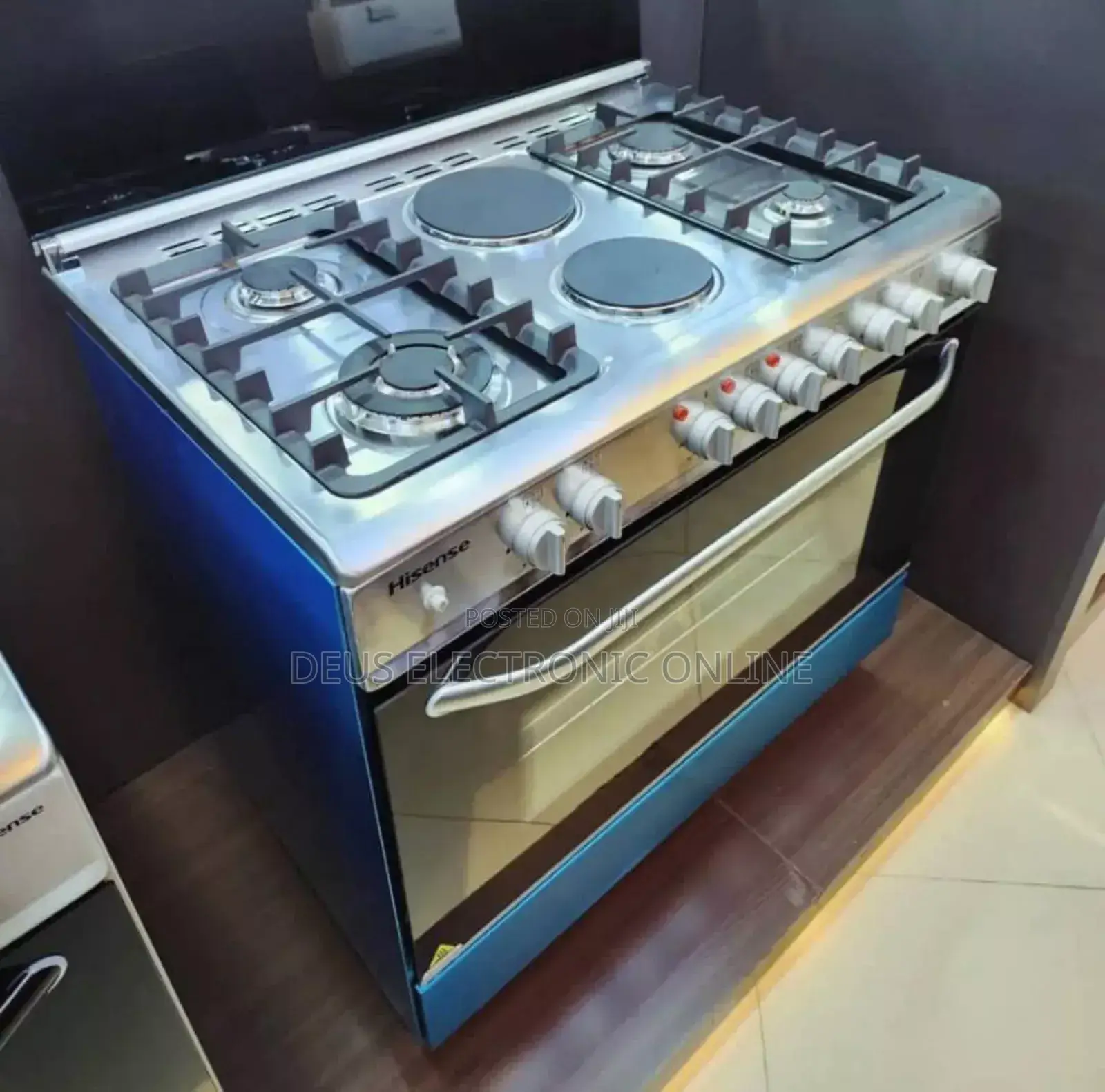Hisense Cooker Hf942gees
4 Gas Burners