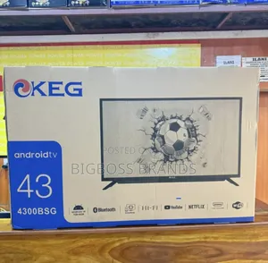 Keg Inch 43 Smart Tv  Android (Double Glass)