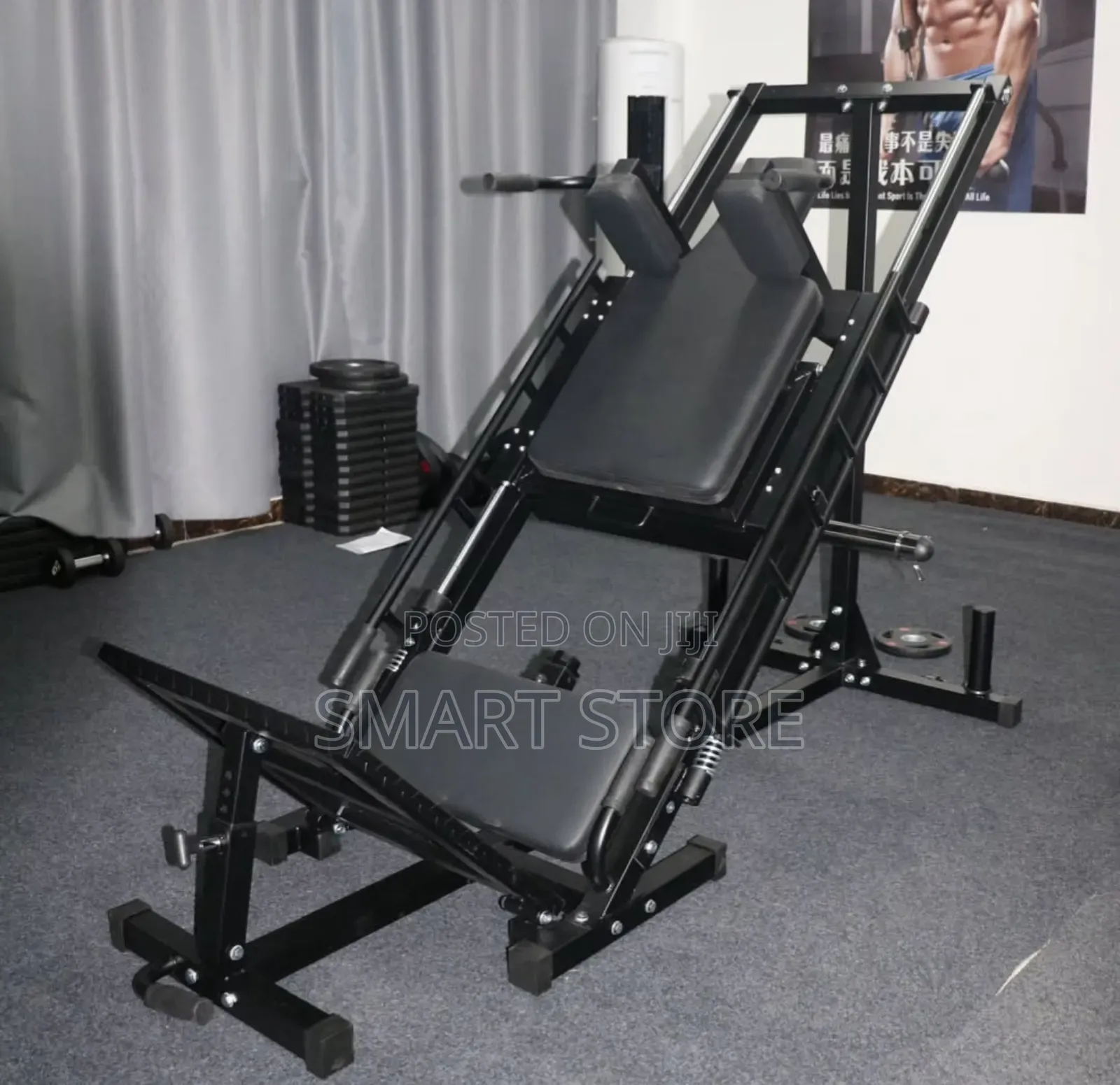 Commercial Hack Squat Leg Press Machine (2-in-1)