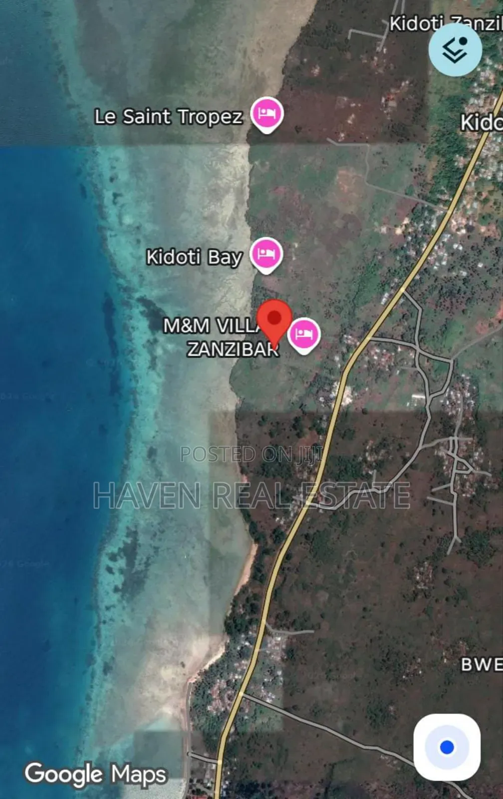 *3 Acres Beach Plot for Sale Nungwi Kidoti, Zanzibar*