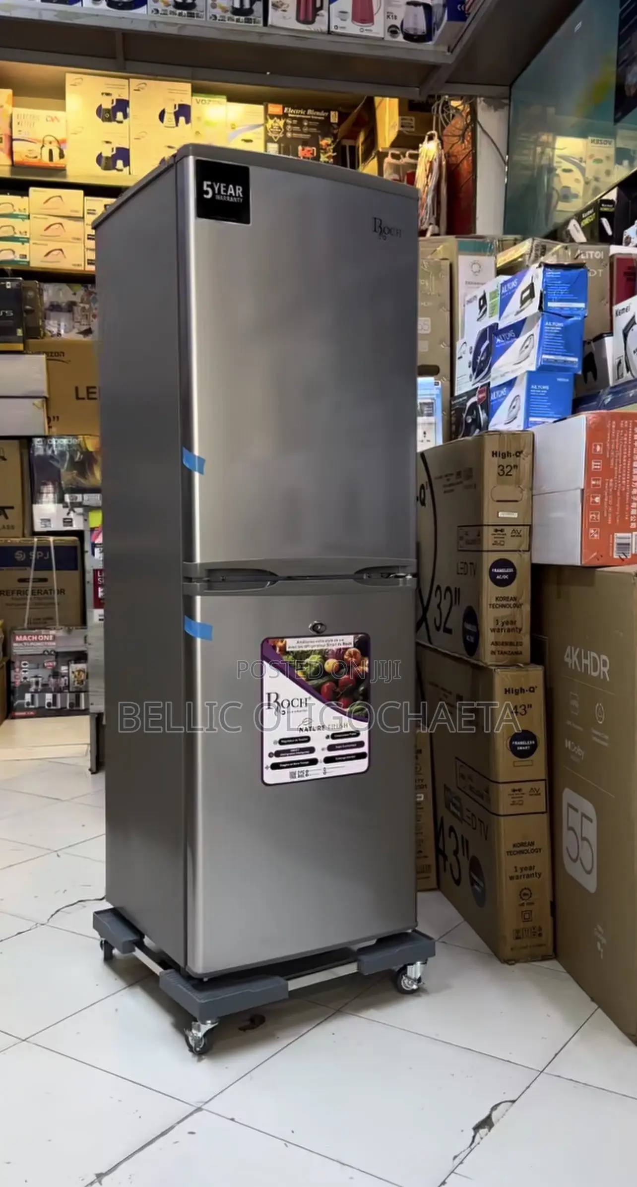 Roch Double Door Fridge Lita 160