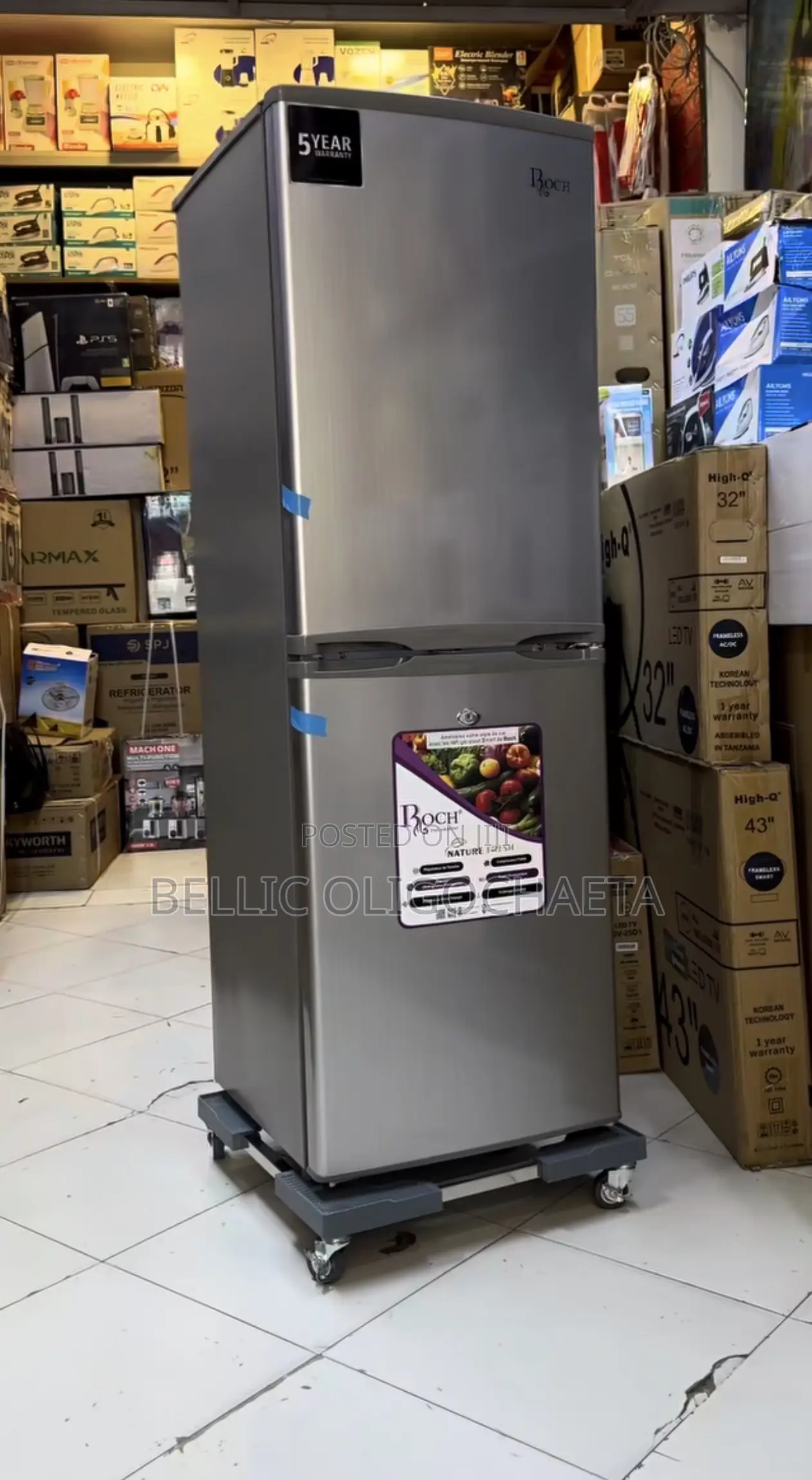 Roch Double Door Fridge Lita 160