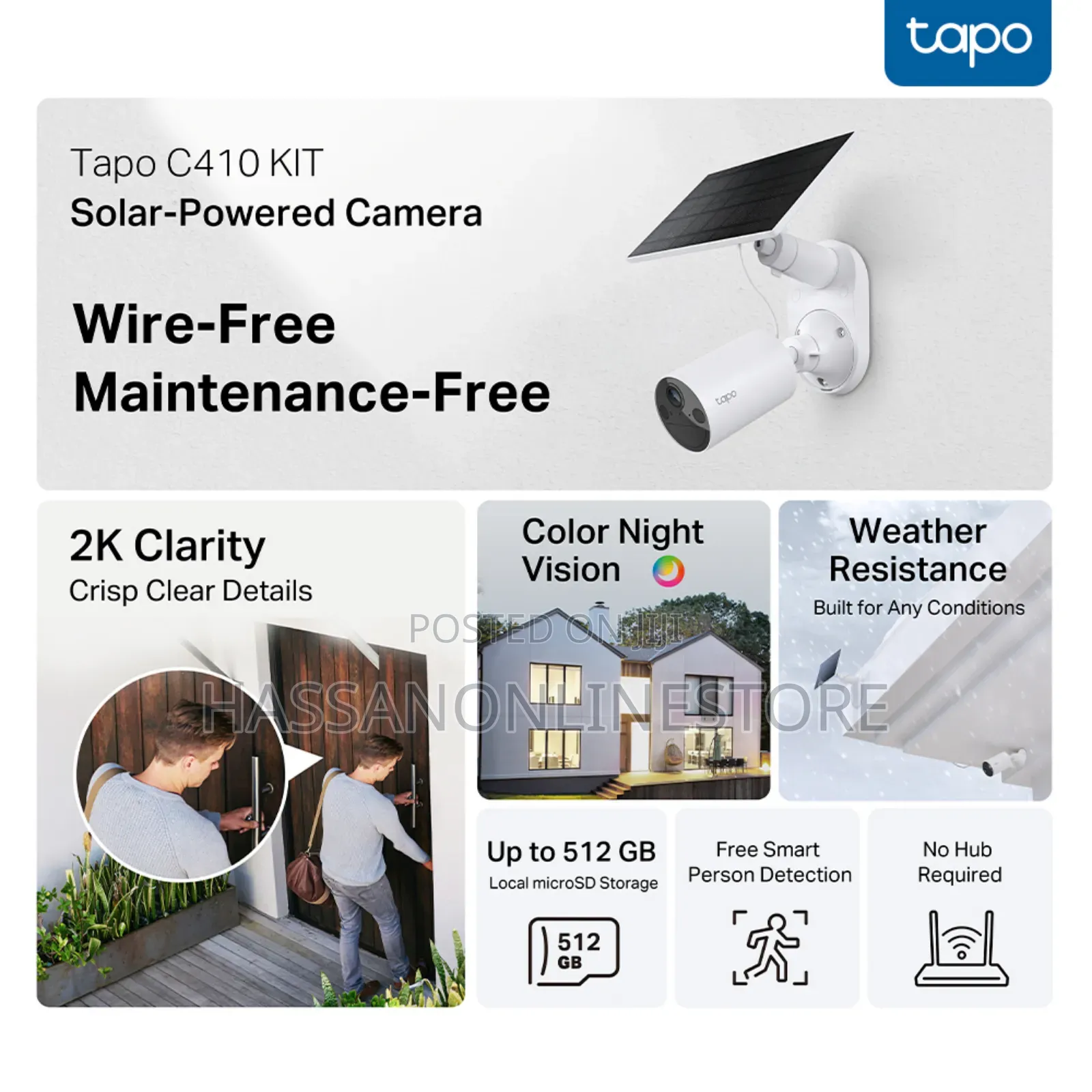 Tp-Link Tapo C410 Kit Solar-Powered Security Camera Kit