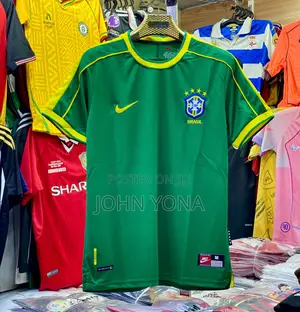 Brazil 1998 Goalkeeper Retro Soccer Jersey