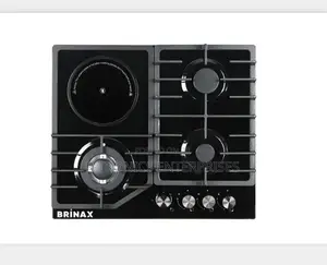 Brinax Deluxe Built-in Cooker 3 Gas Burners and 1 Electric Plate