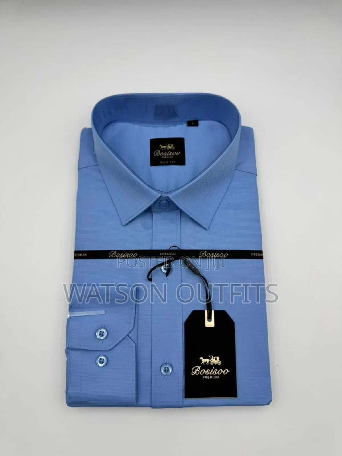 Men's New Shirts Bosisoo Brand Cotton 100%