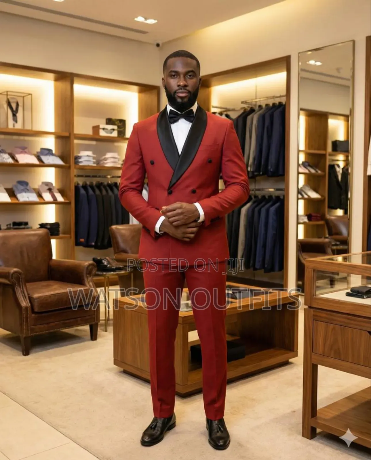 Men's New Suits Totally Very Reddish or Maroon Colour