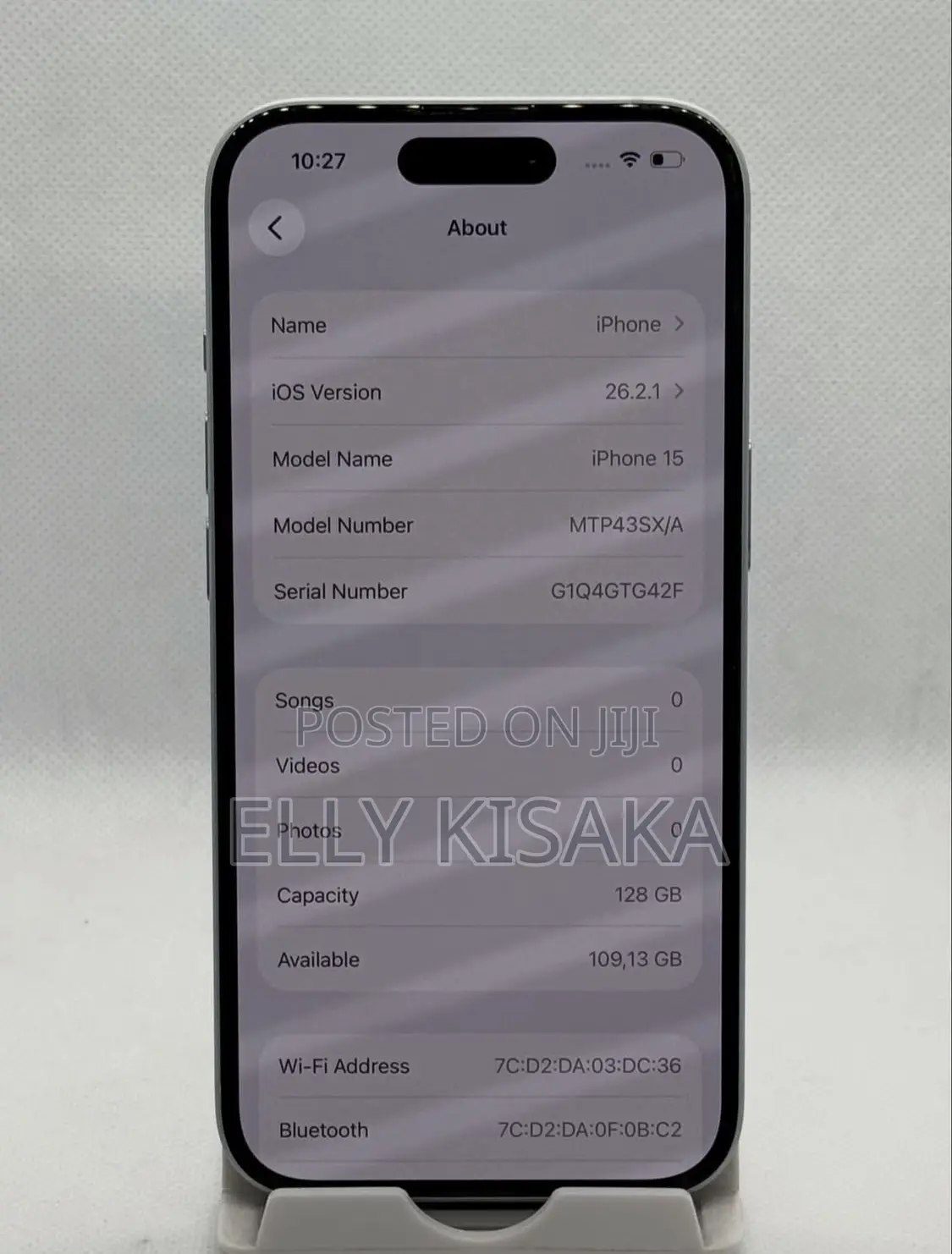 New Apple iPhone 15 128 GB White