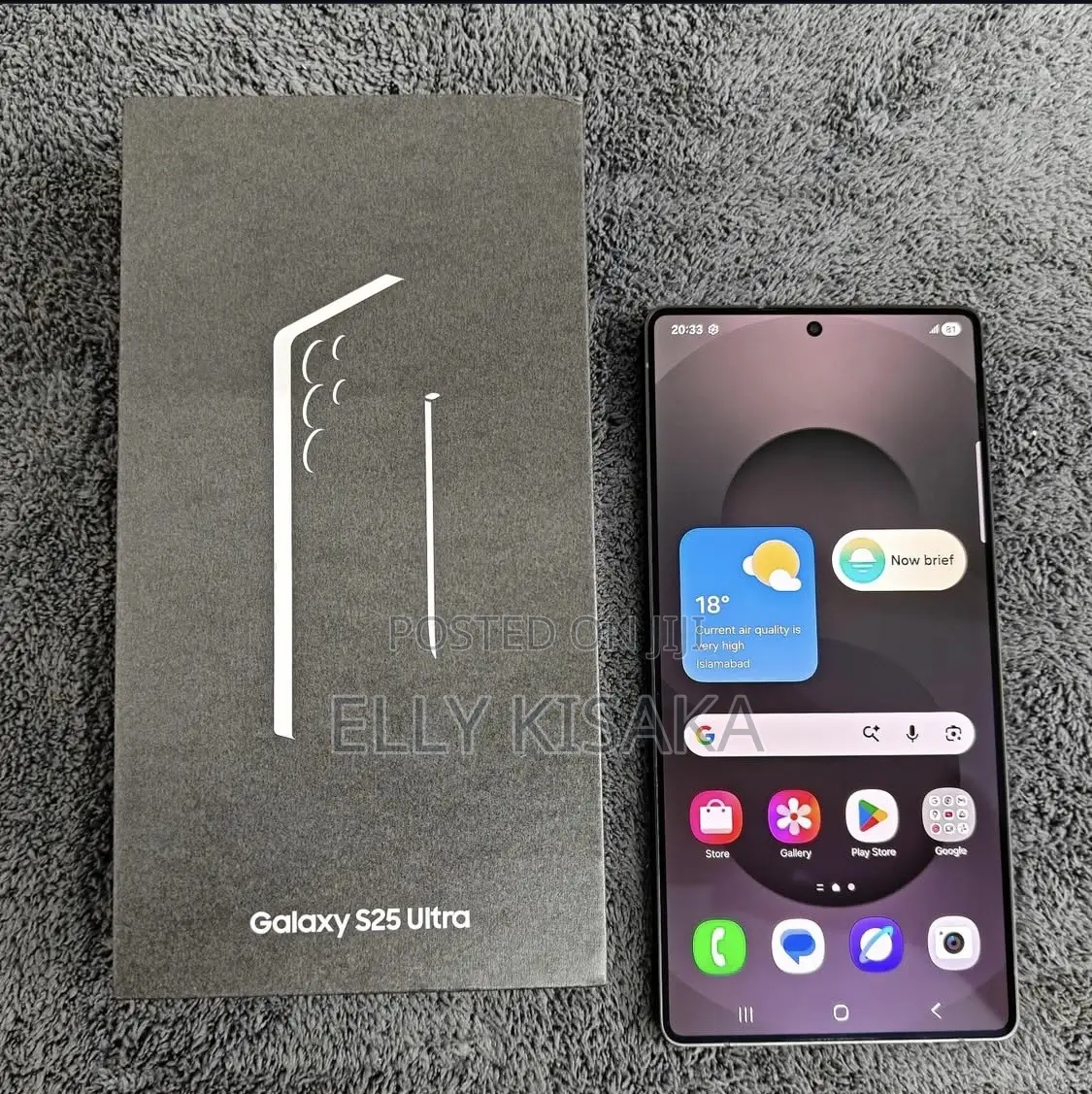 New Samsung Galaxy S25 Ultra 256 GB Black