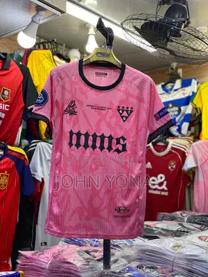 667 X Apeshit X La Secte Football Jersey Pink