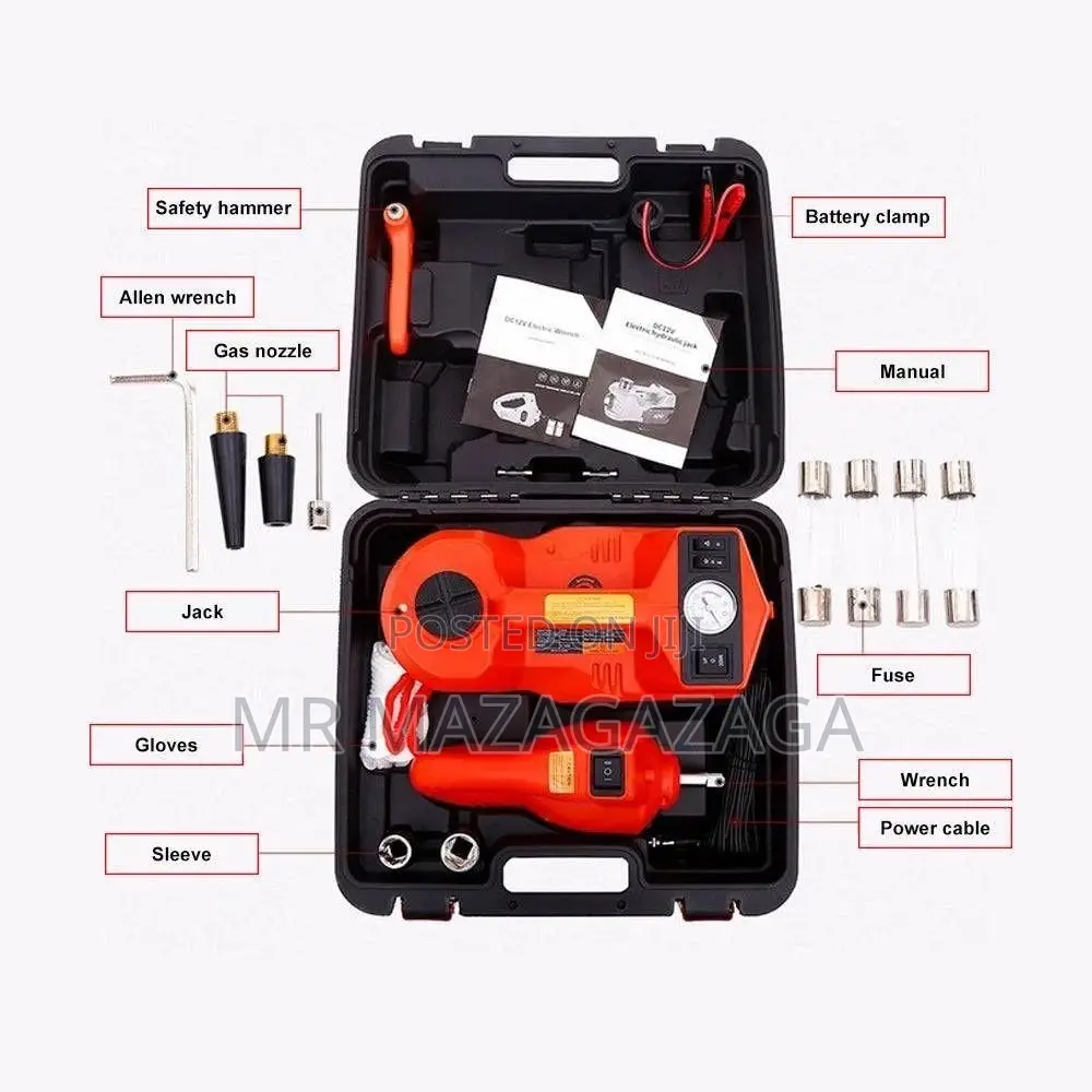 5 In 1 Car Electric Jack Emergency Tool Kit