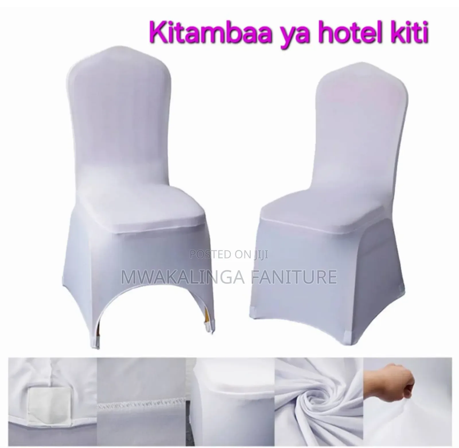 Vitambaa Vya Hotel Chair