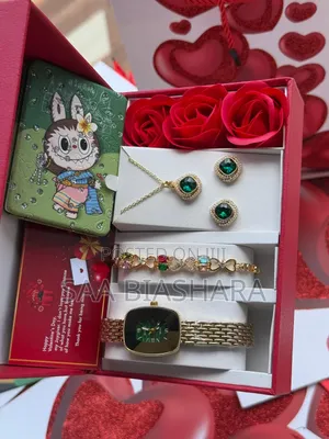 New Rolex Gold and Green Luxury Valentine Set for Valentin