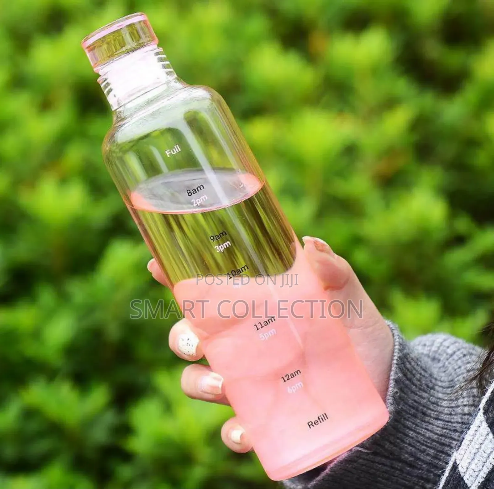 Scale Glass Water Bottle