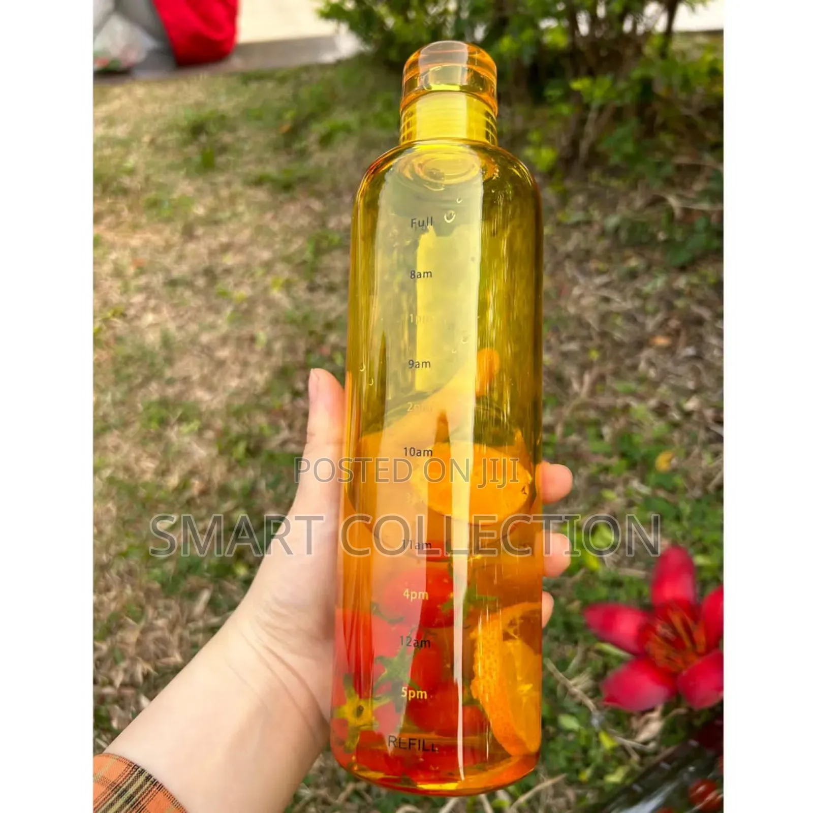 Scale Glass Water Bottle