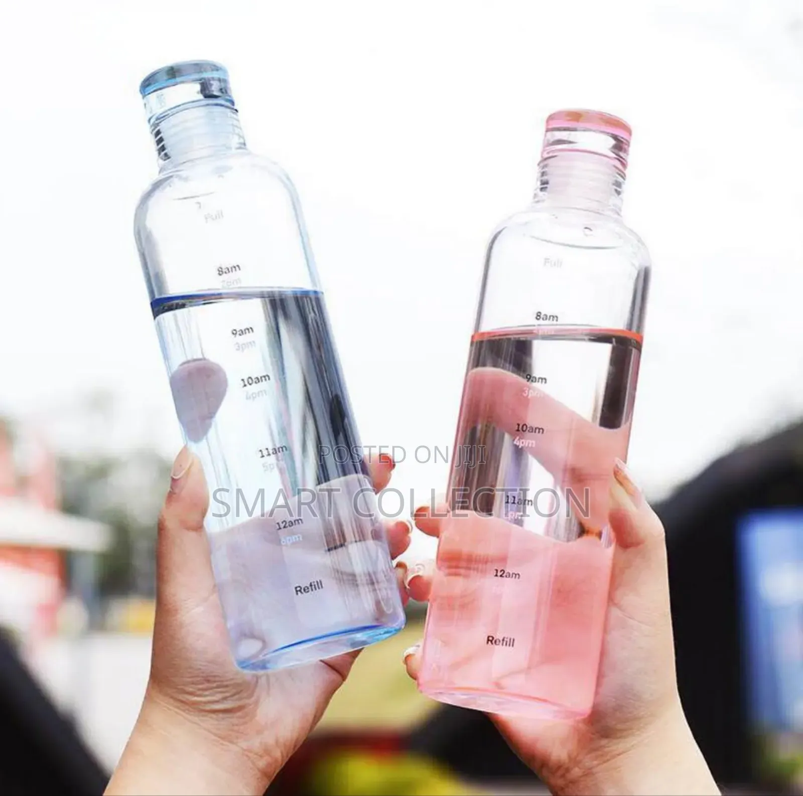 Scale Glass Water Bottle