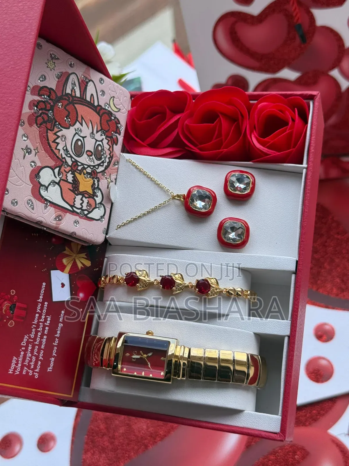 New Dolce Gabbana Red and Gold Classit Set for Valentine