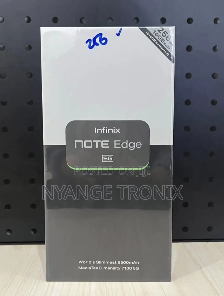 New Infinix Note Edge 256 GB Black