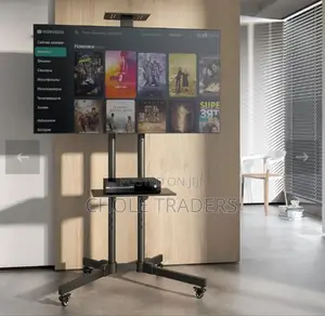 32-75 Inches Movable Tv Bracket / Cart Stand Rack Floor With A Mount