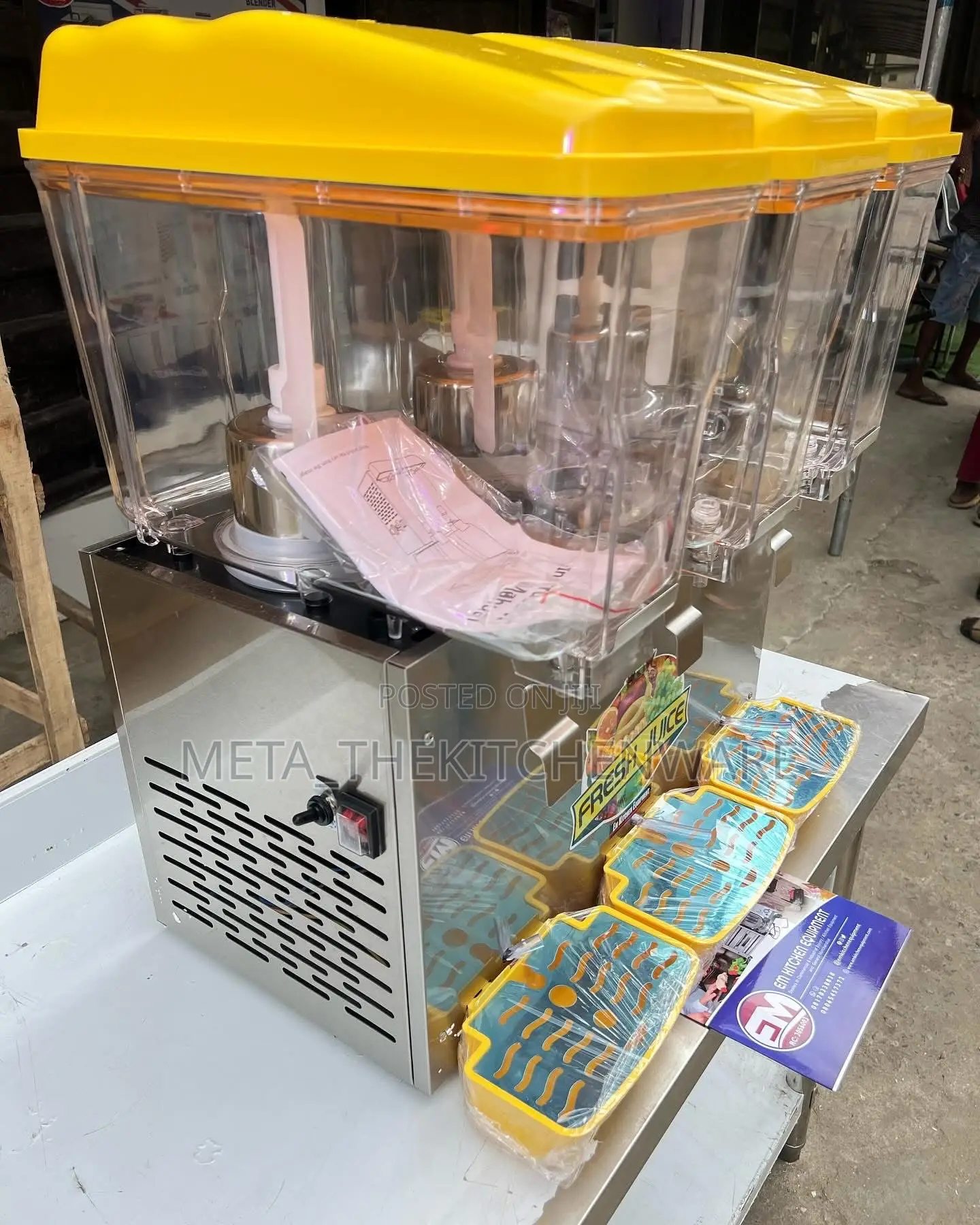 Commercial Juice Dispenser Machine 18l 3tank