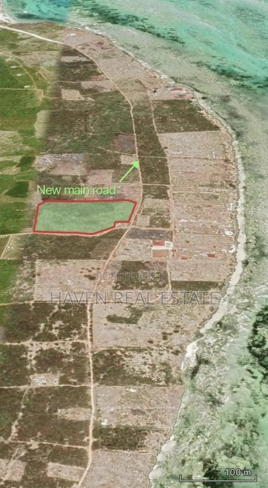 Second Line Beach Plot for Sale at Zanzibar