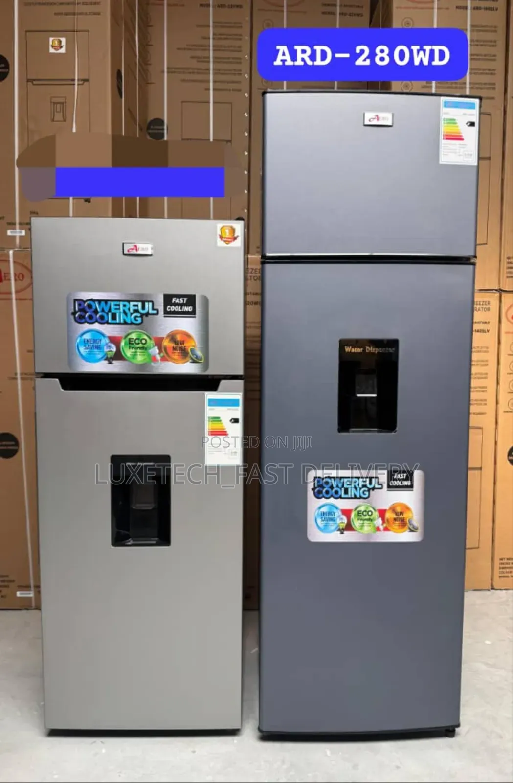 Aero Refrigerator 280 Liters With Water Dispenser