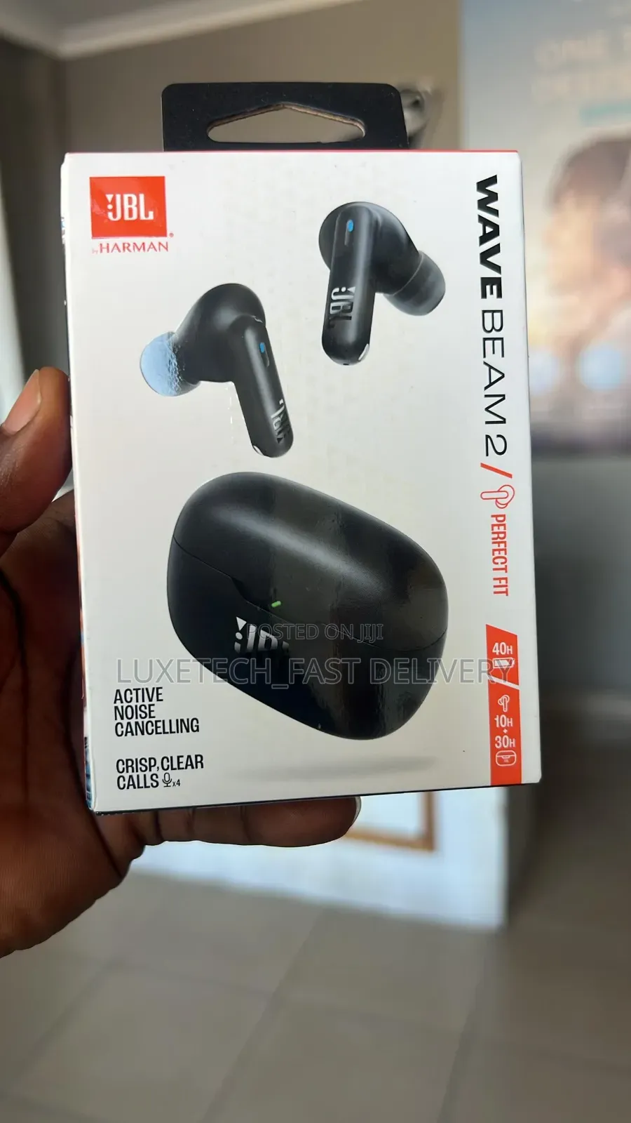 JBL Wave Beam 2 True Wireless Earbuds Active Noise Cancelling