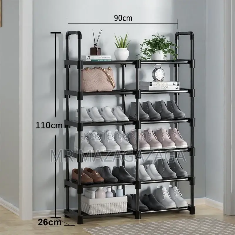24 Pairs Shoes Rack 6 Layers