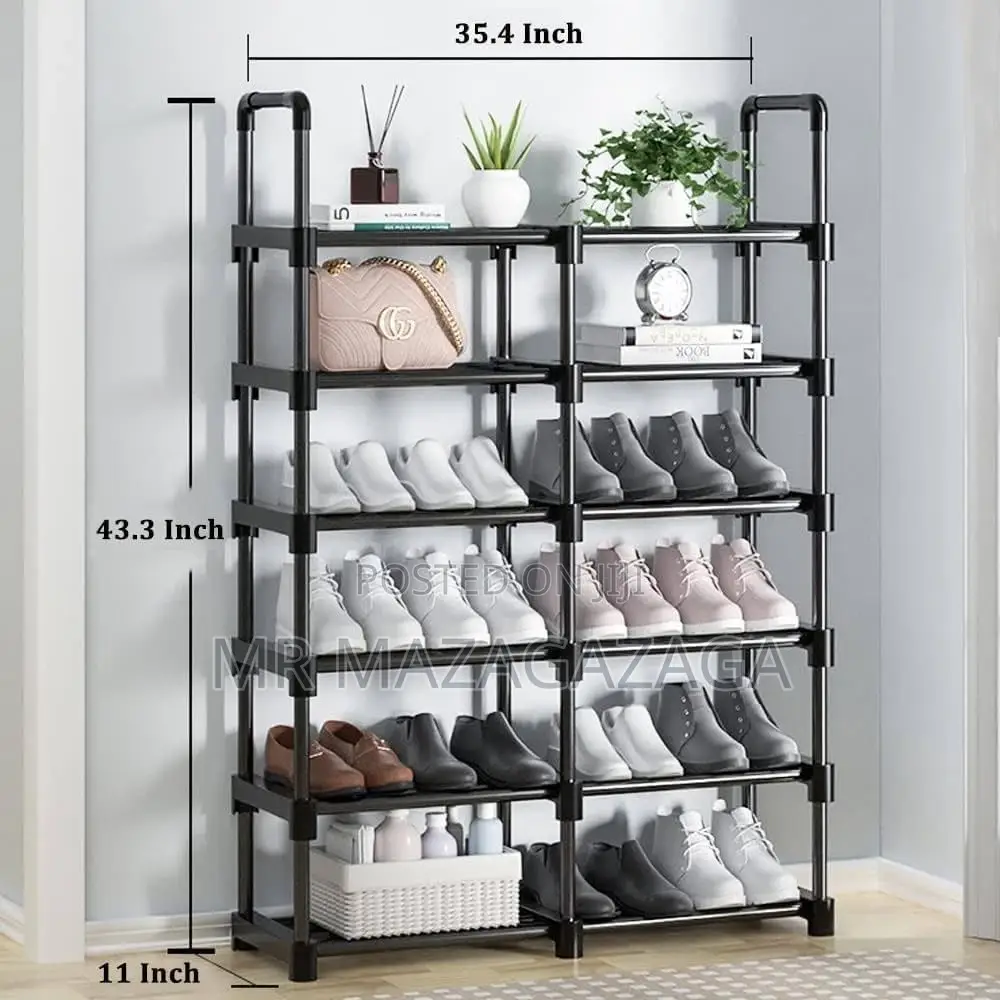 24 Pairs Shoes Rack 6 Layers