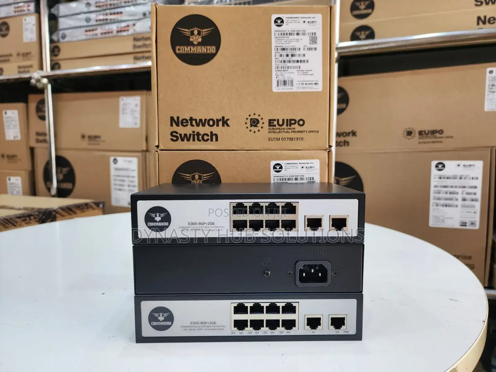 E300-8gp+2ge Commando 8 Gigabit Switch