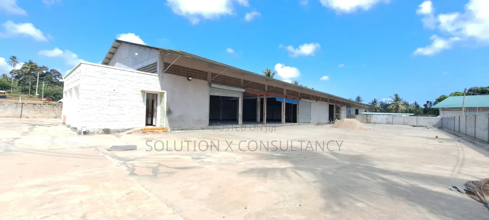 Warehouse and Yard for Rent at Boko