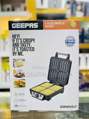 Geepas 4slice Waffle Maker