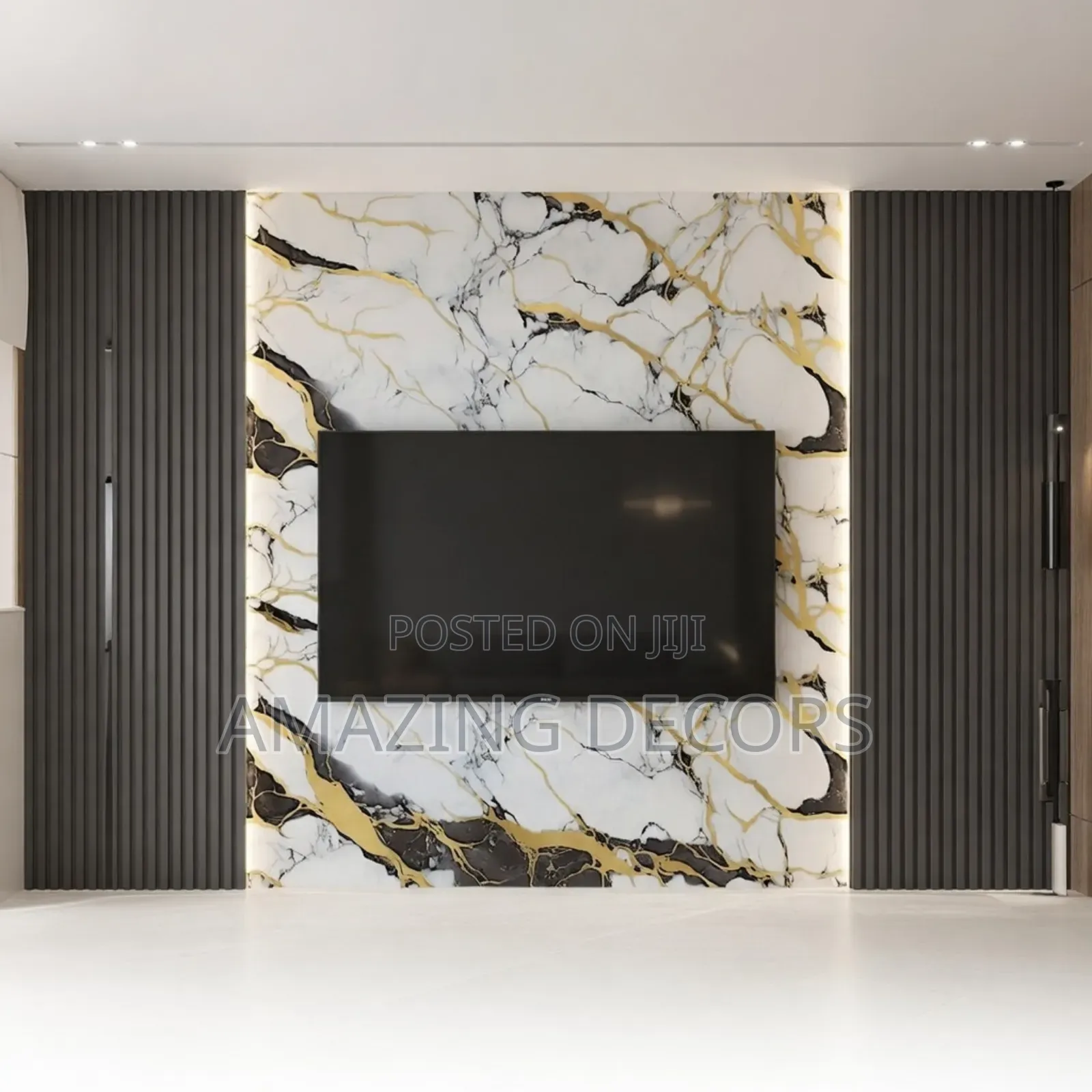 Black and White Marble Sheet Sticker