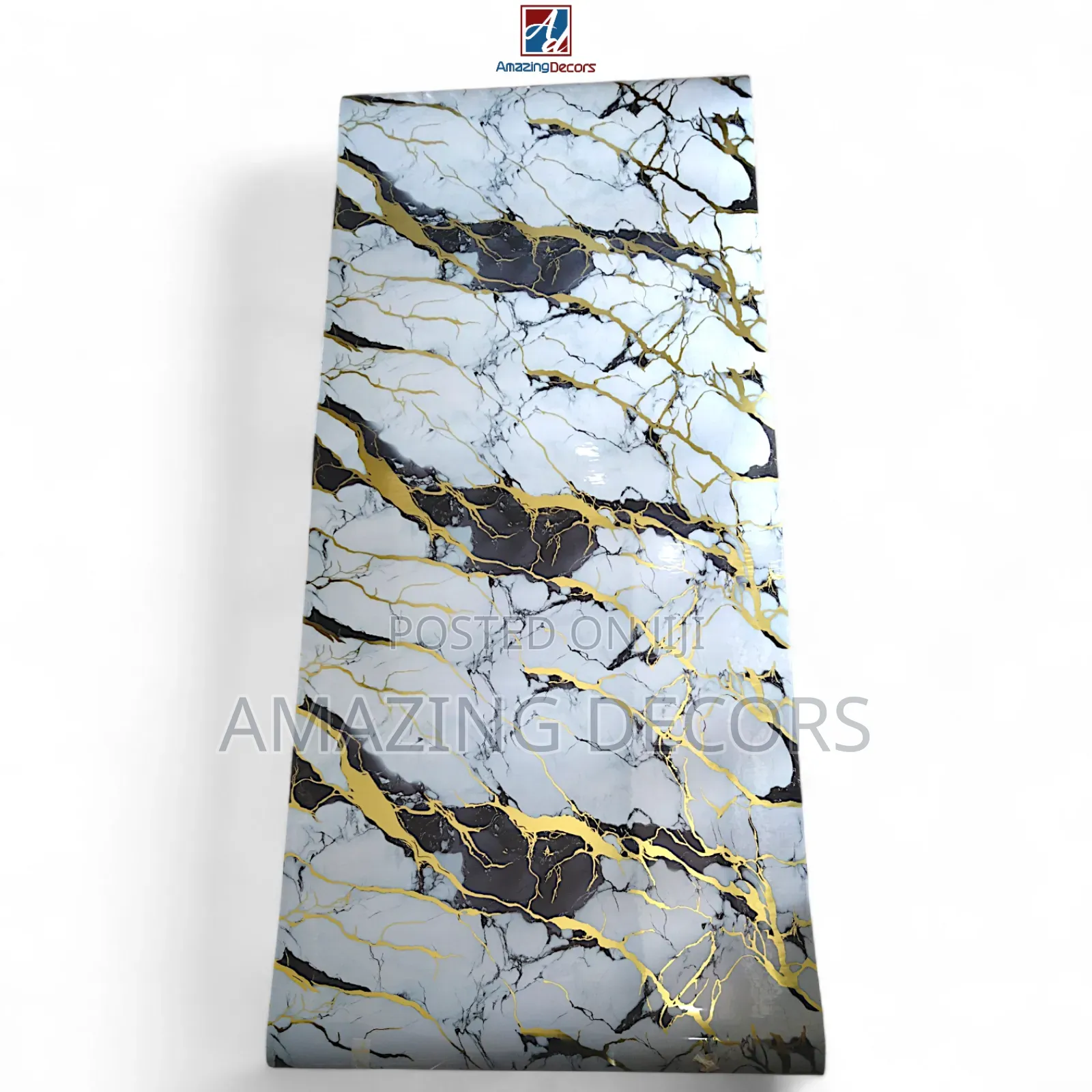 Black and White Marble Sheet Sticker