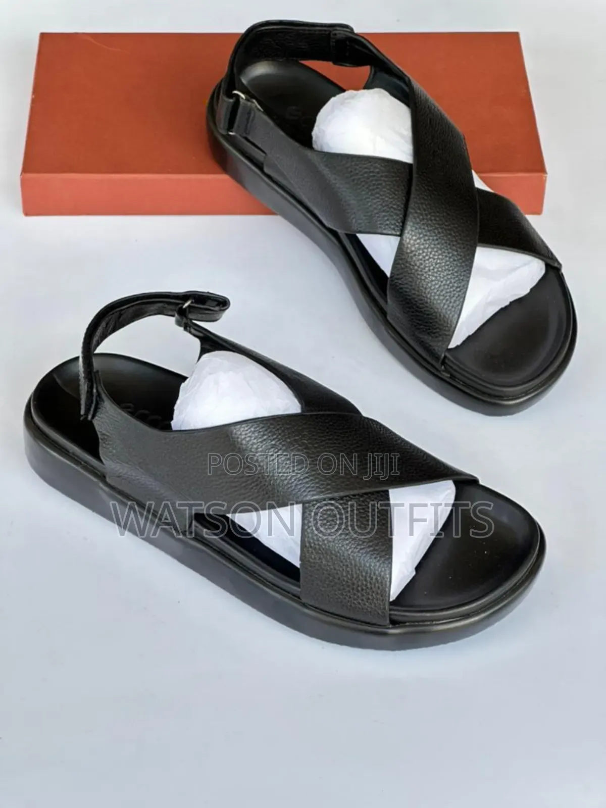 Men's Leather Sandals Very Classic Ecco Branded