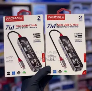 Promate Slim Usb 7 in 1
