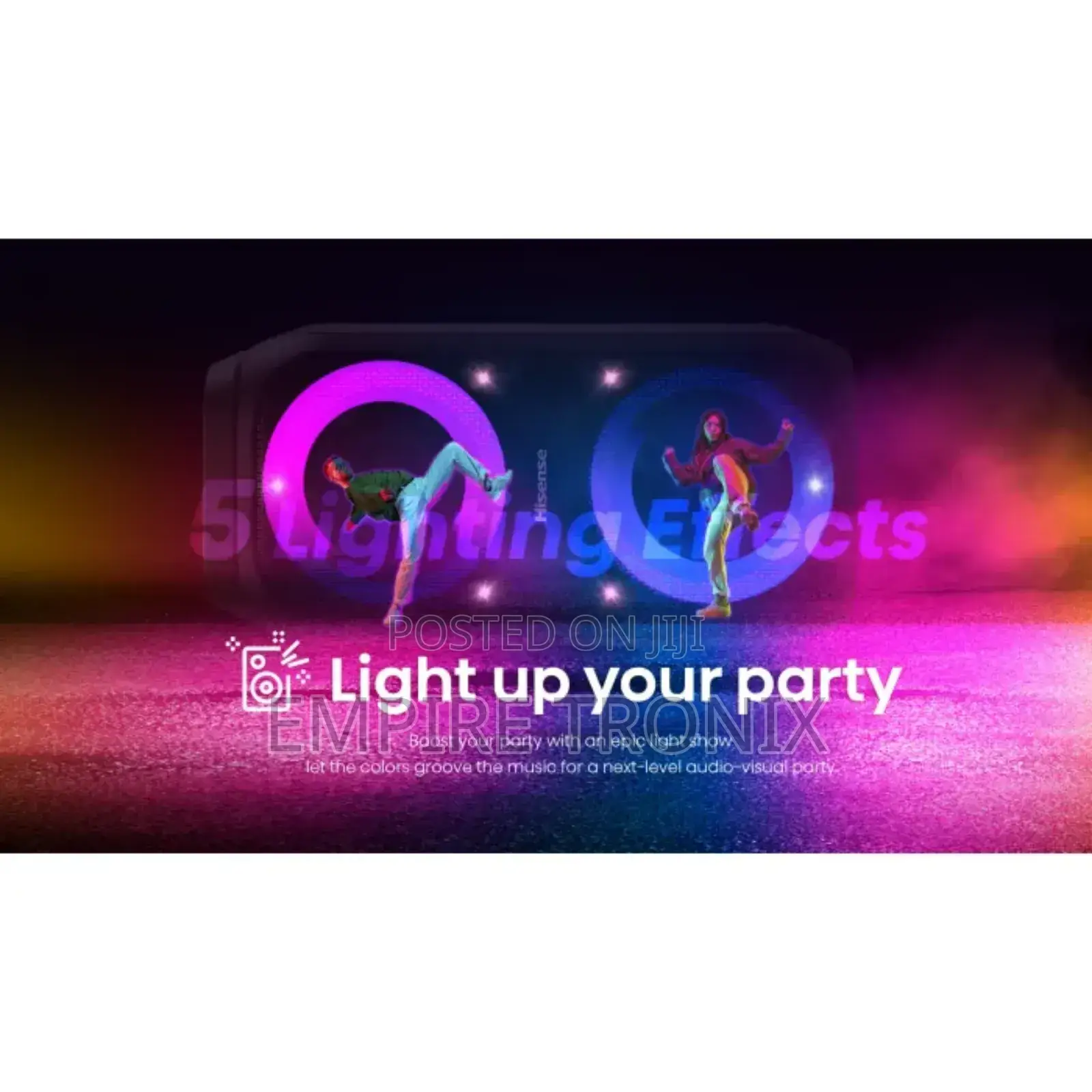 Hisense Party Rocket 160 – 160w Bluetooth Party Speaker