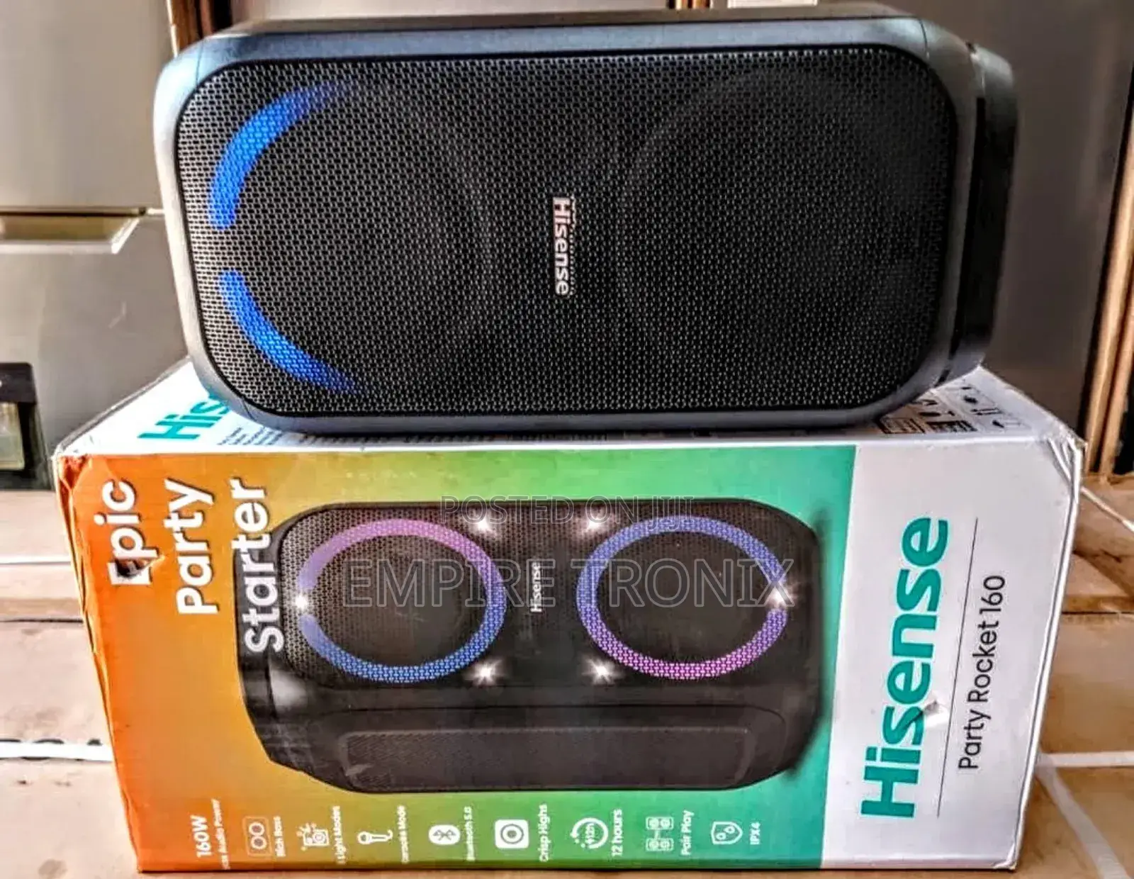Hisense Party Rocket 160 – 160w Bluetooth Party Speaker