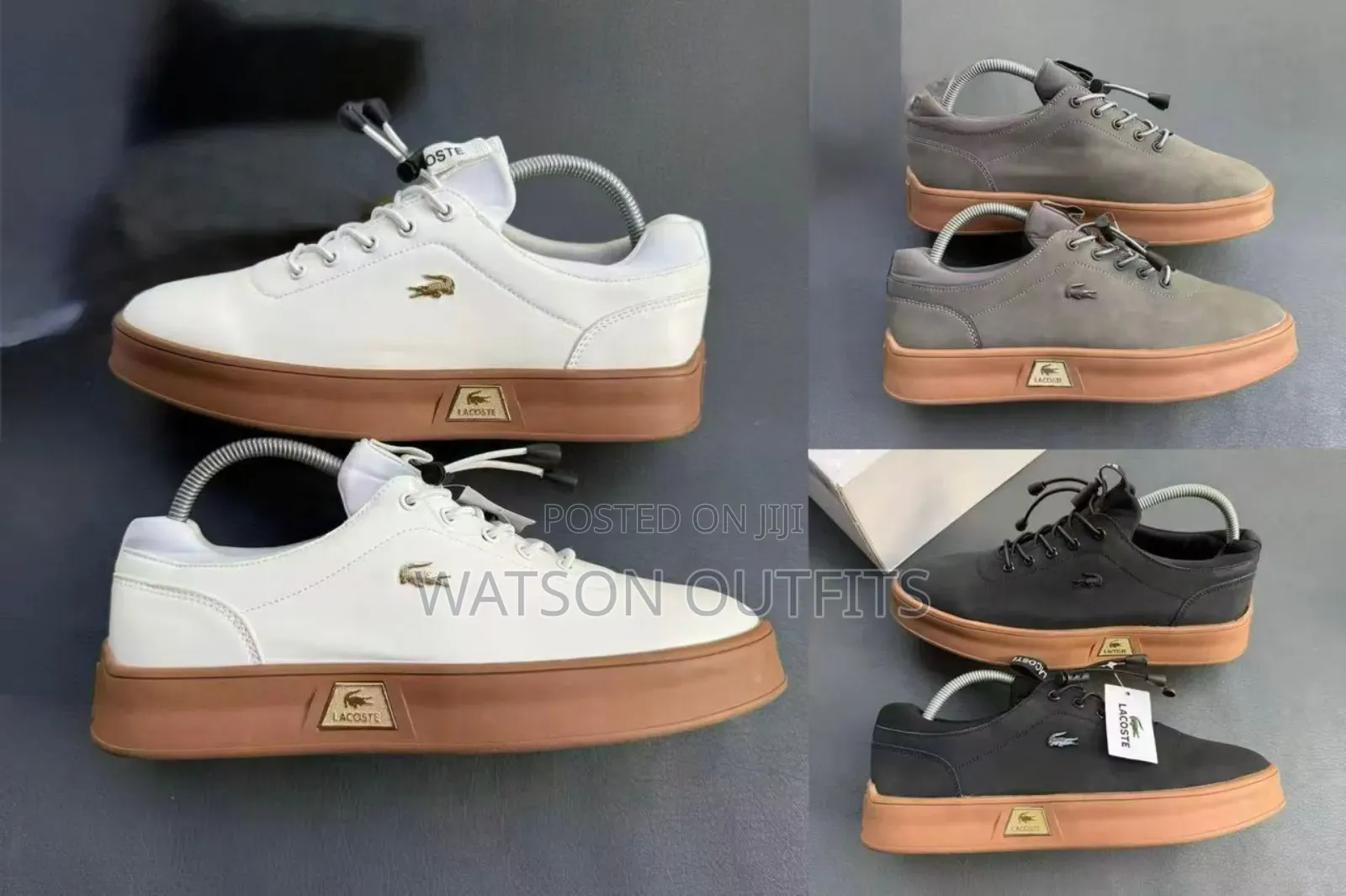 Men's Leather Shoes Timberland Lacoste Branded Very Quality