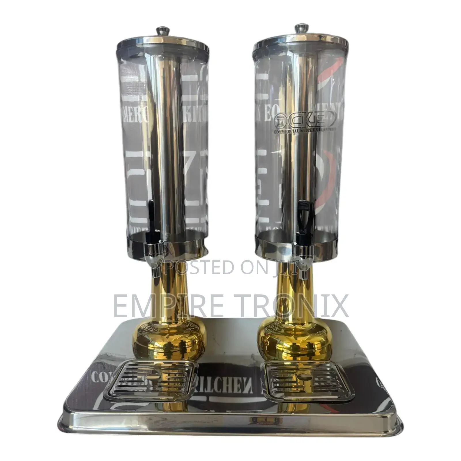 Asc-3lx2 (Gold) – 2×3l Luxury Double Juice Dispenser