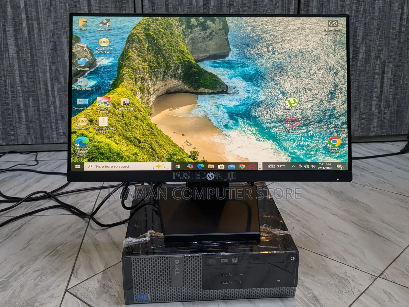 Desktop Computer Dell OptiPlex 3020 4GB Intel Core I5 HDD 500GB