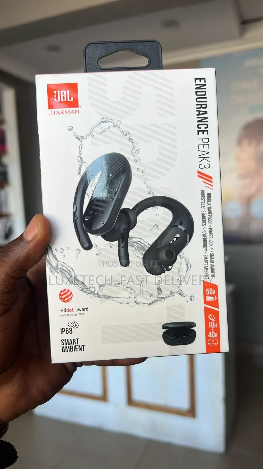 JBL Endurance Peak 3 True Wireless Earbuds